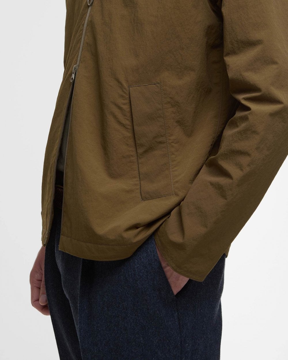 Barbour Keld Mens Showerproof Jacket - Light Sage