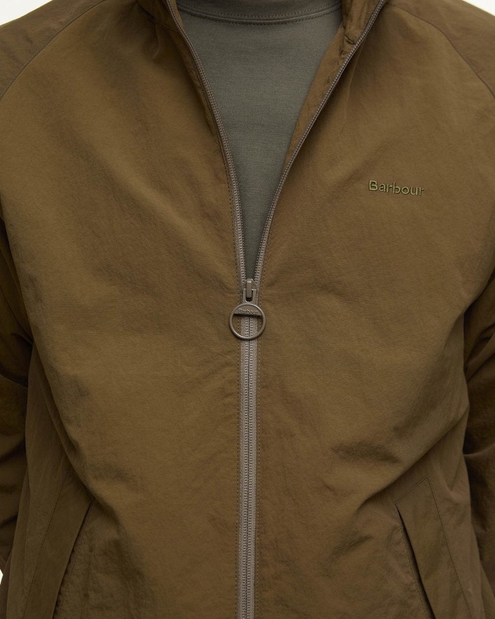 Barbour Keld Mens Showerproof Jacket - Light Sage