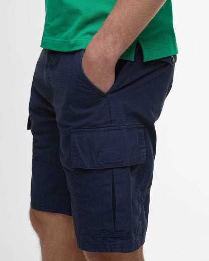 Barbour Mens Ripstop Shorts - Navy