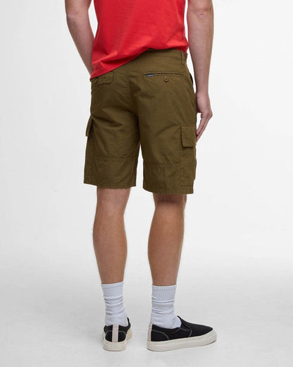 Barbour Mens Ripstop Shorts - Light Sage