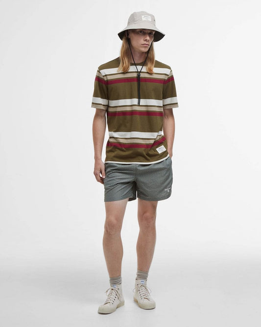 Barbour Shell Mens Swim Shorts - Olive