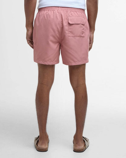 Barbour Staple Mens Swim Shorts - Pink Clay