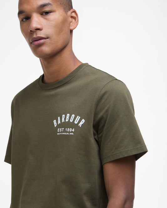Barbour Preppy Mens T-Shirt - Light Sage