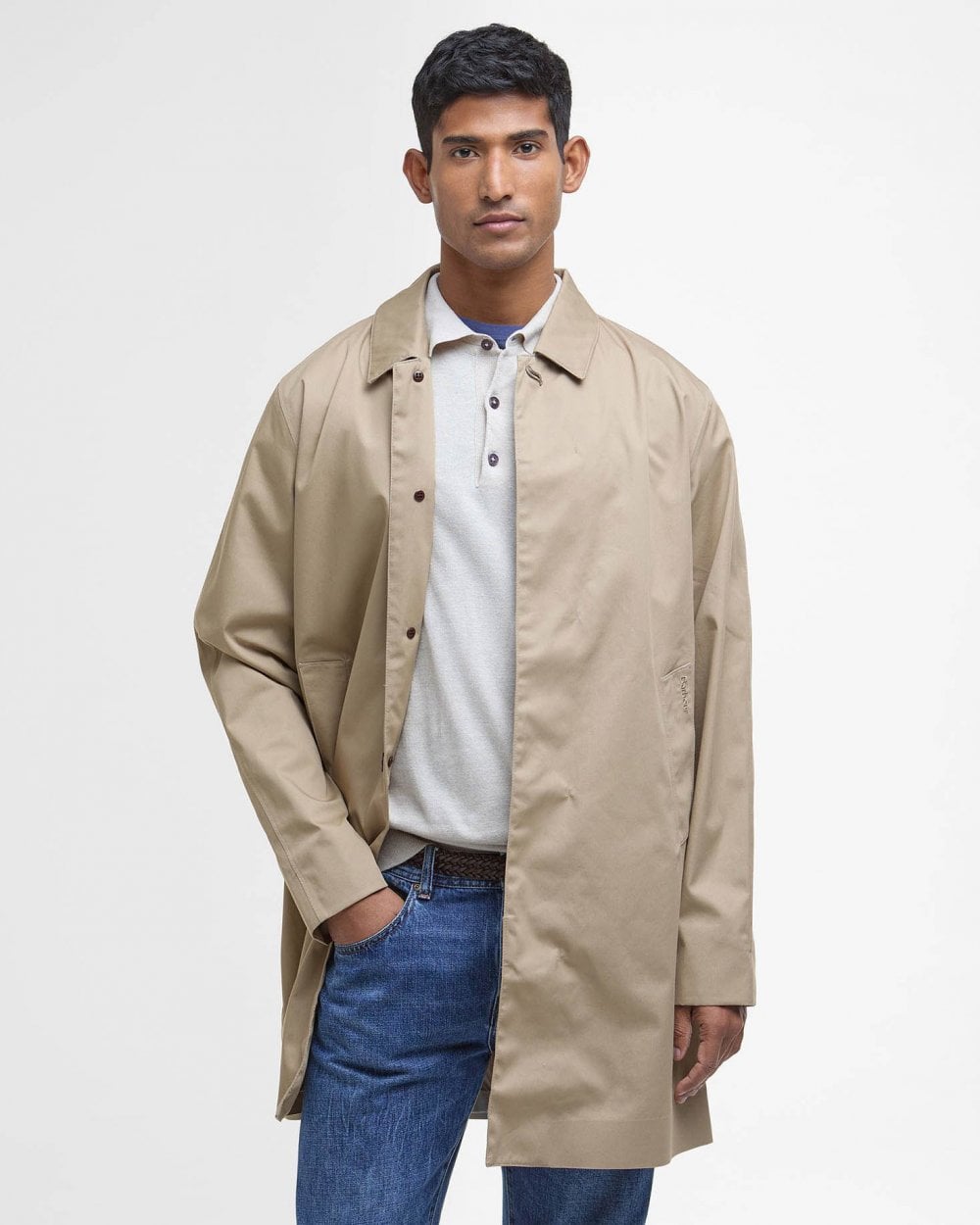 Barbour Rokig Mens Jacket - Washed Stone