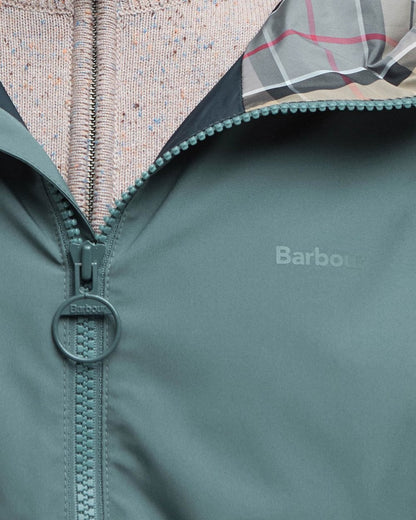 Barbour Hooded Domus Mens Waterproof Jacket - Vintage Teal/Dress