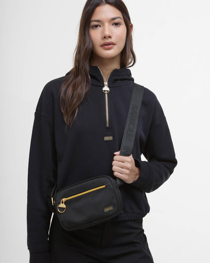Barbour International Qualify Womens Micro Crossbody Bag - Black