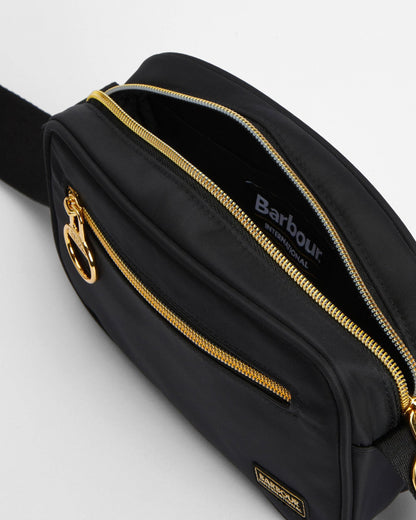 Barbour International Qualify Womens Micro Crossbody Bag - Black