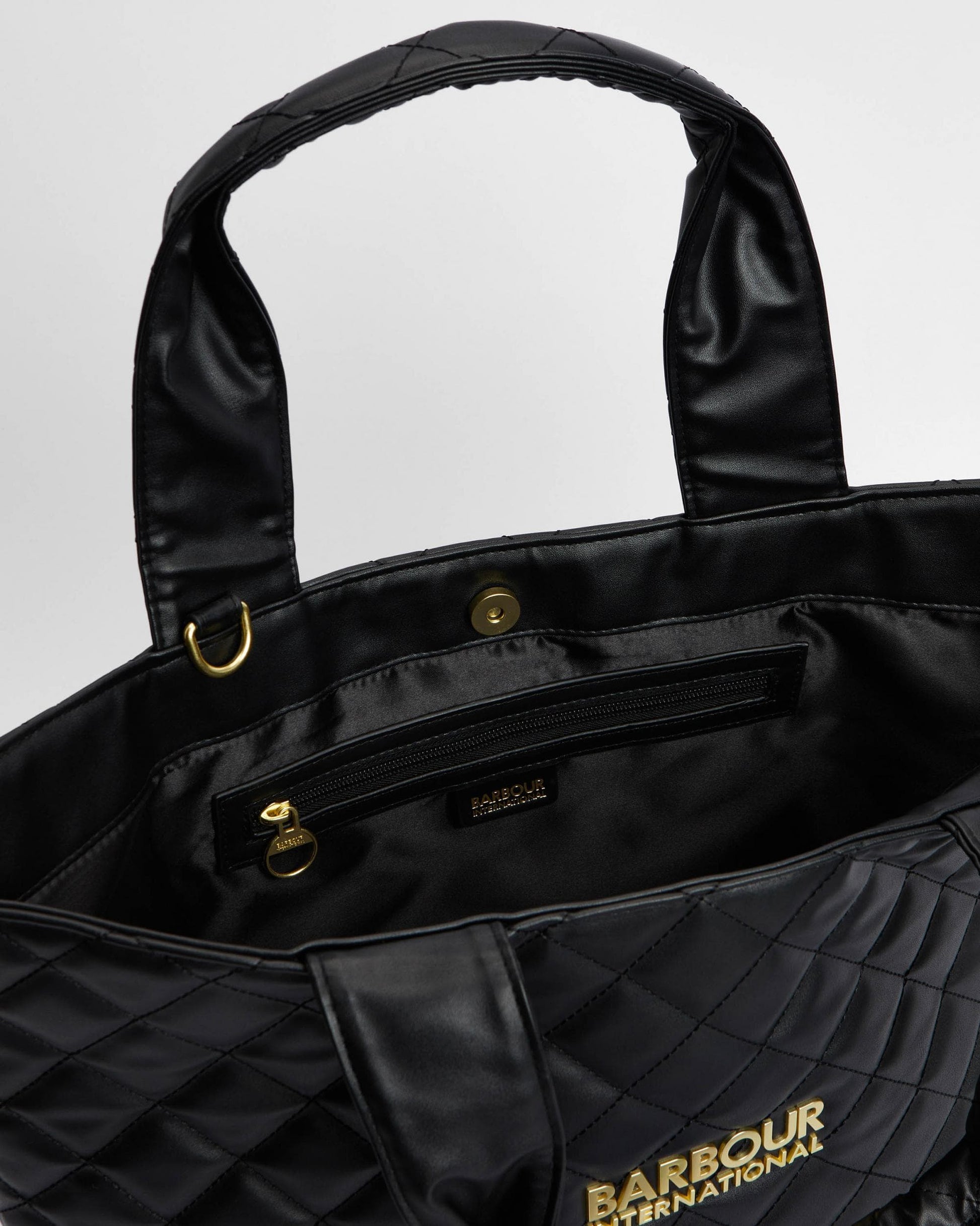 Barbour International Battersea Womens Mini Quilted Tote Bag