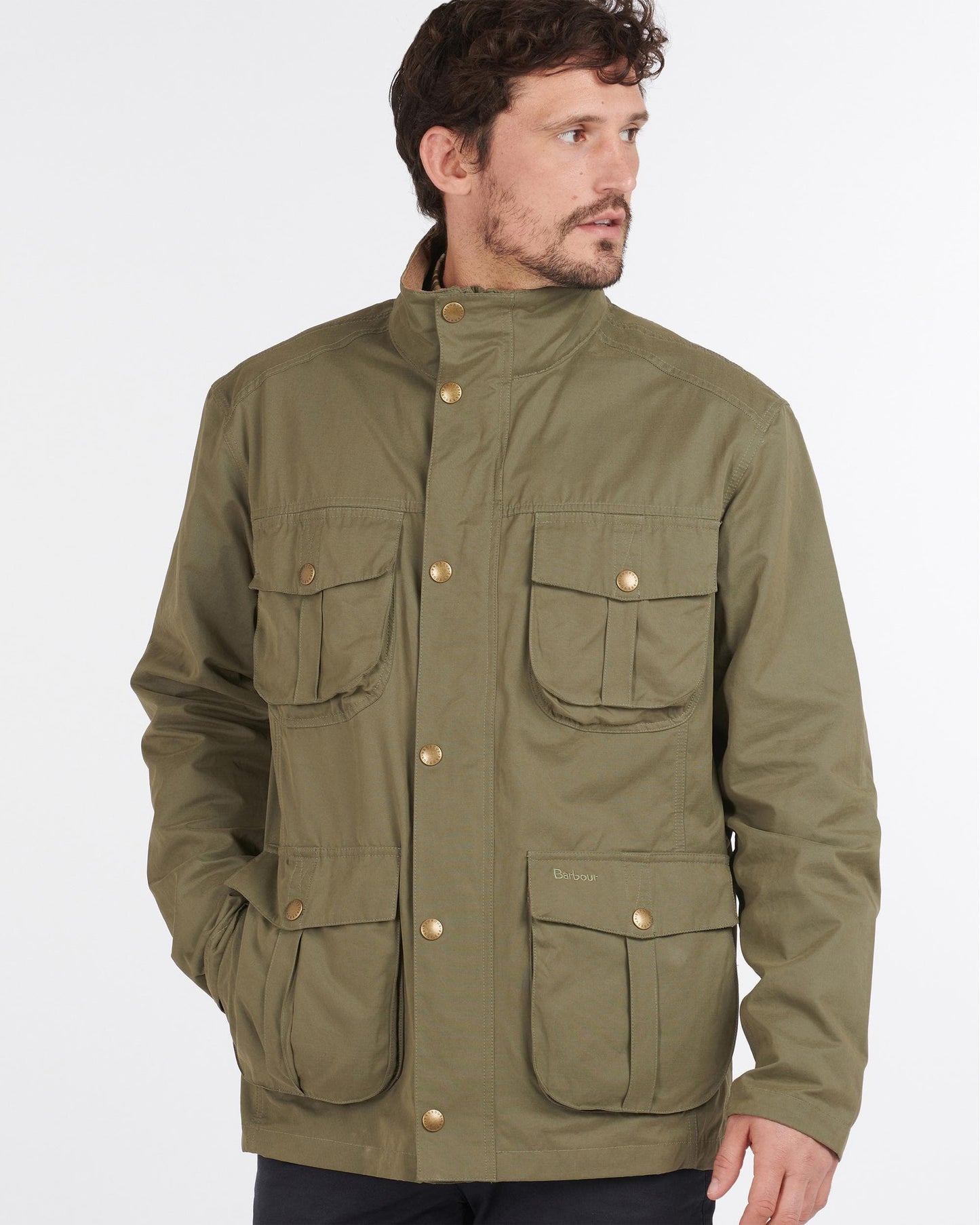 Barbour Sanderling Casual Mens Jacket - Fern