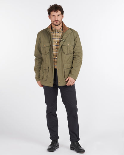 Barbour Sanderling Casual Mens Jacket - Fern
