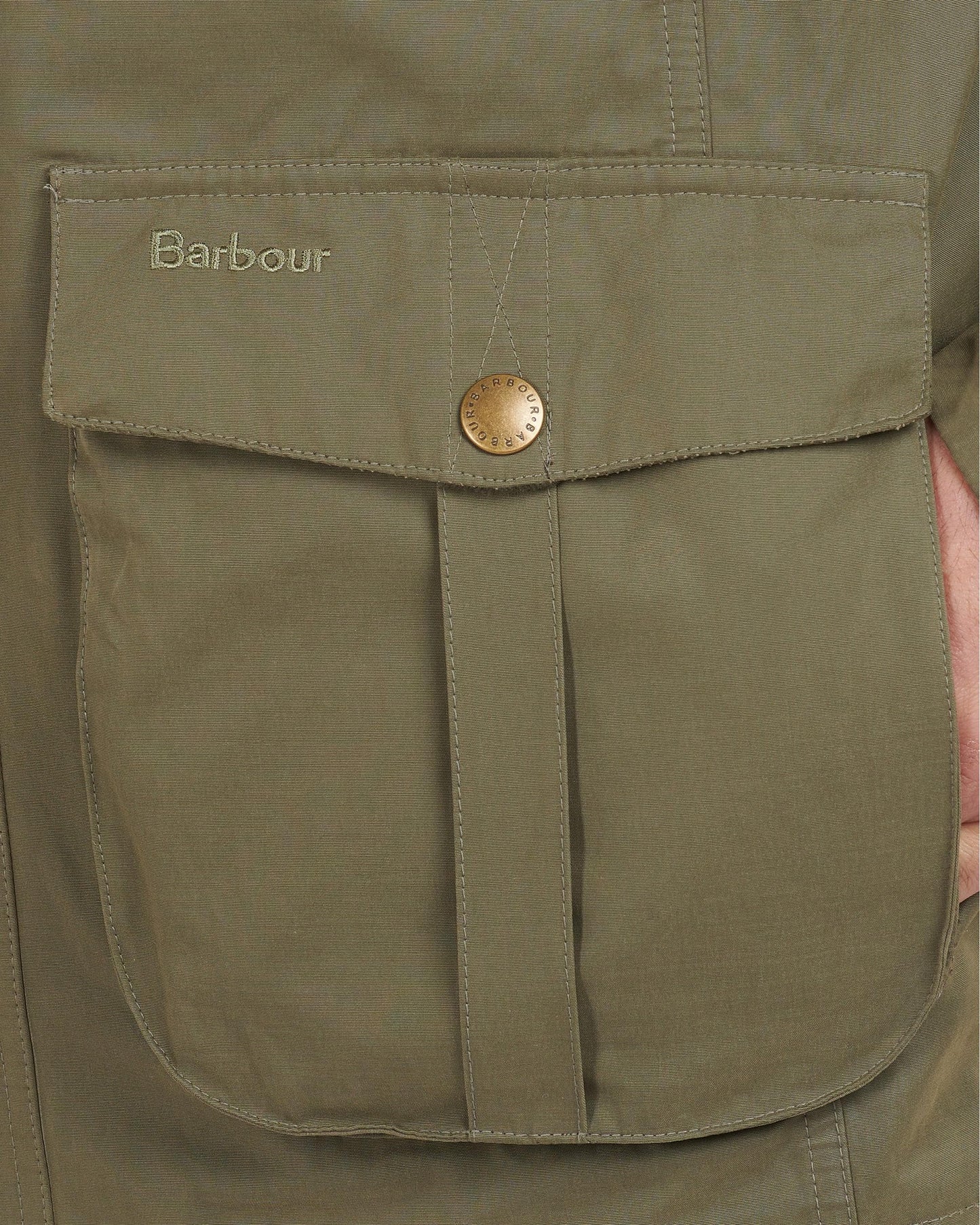 Barbour Sanderling Casual Mens Jacket - Fern
