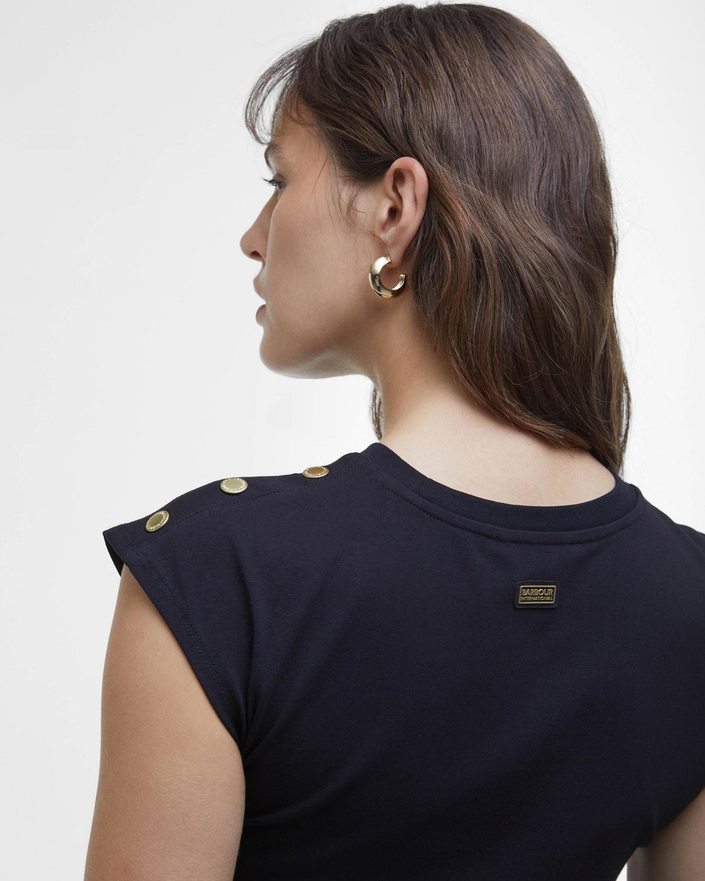 Barbour International Priya Womens Sleeveless Top - Black