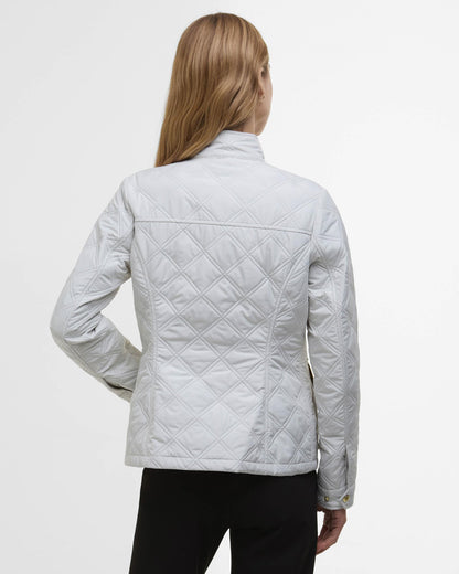 Barbour International Halsey Womens Quilted Jacket - Silver Birch/Silver Birch