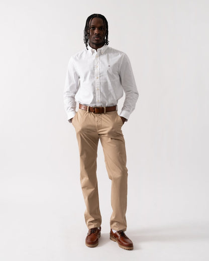 GANT Mens Regular Fit Twill Chinos - 248 Dark Khaki
