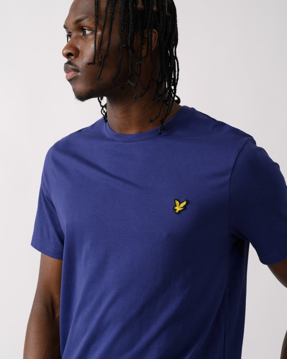 Lyle & Scott Plain Mens T-Shirt TS400VOG - X568 Deep Indigo