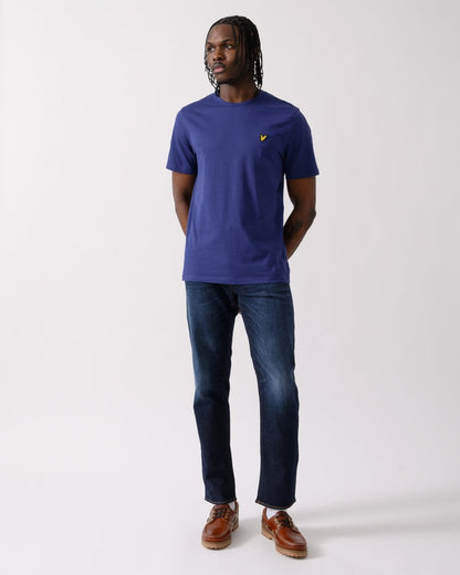 Lyle & Scott Plain Mens T-Shirt TS400VOG - X568 Deep Indigo