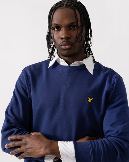 Lyle & Scott Mens Sweatshirt ML424VOG - X568 Deep Indigo