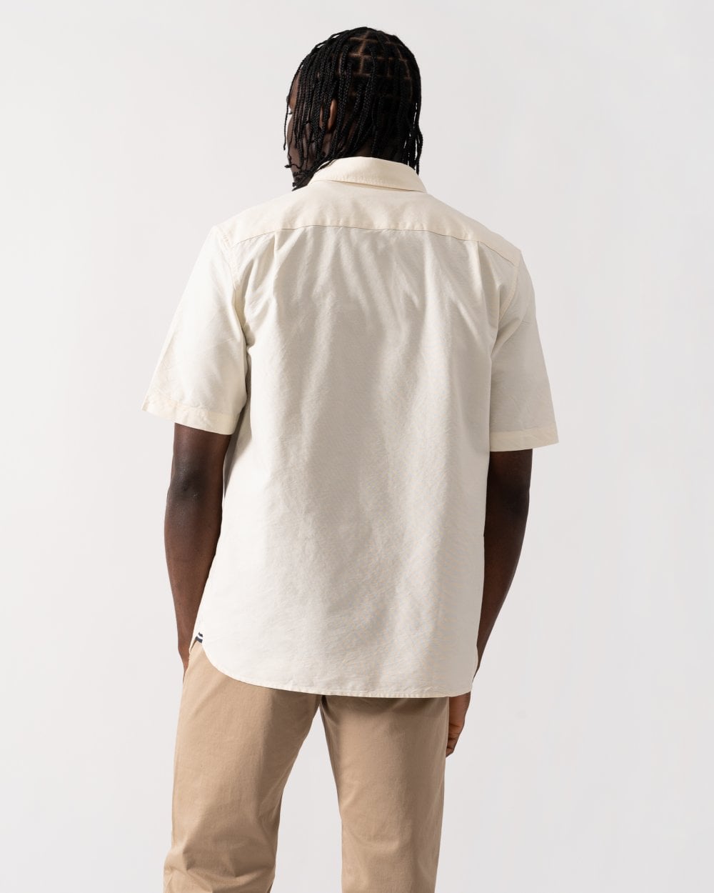 Fred Perry Mens Oxford Shirt - Ecru F79