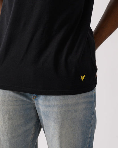Lyle & Scott Mens Basic 3 Pack T-shirt - Z865 Jet Black