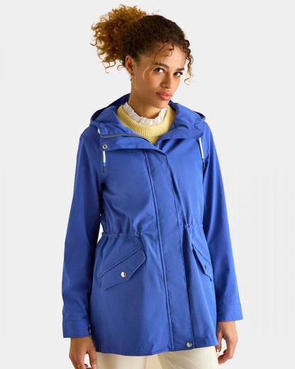 Joules Portwell Womens Raincoat - Blue