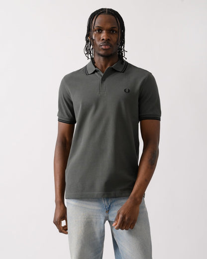 Fred Perry Mens Twin Tipped Signature Polo Shirt S/S 25