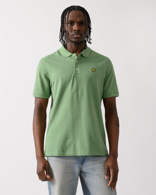 Lyle & Scott Plain Mens Polo Shirt SP400VOG - X576 Smoke Green