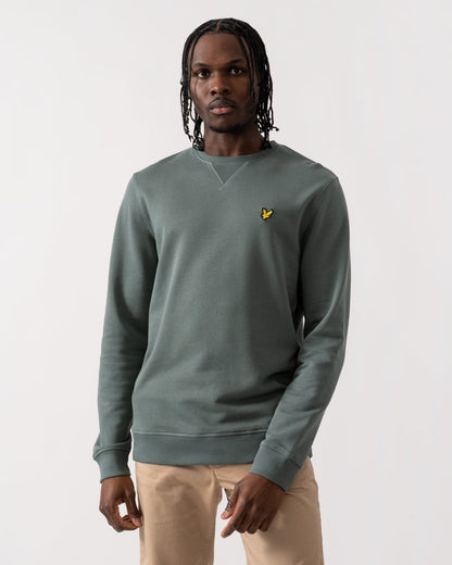 Lyle & Scott Mens Sweatshirt ML424VOG - X583 Green Mercurial