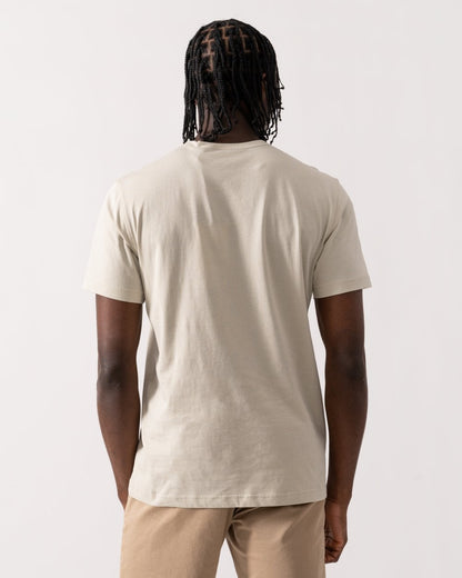 Belstaff Short Sleeved Mens Logo Patch T-Shirt - Stone Beige