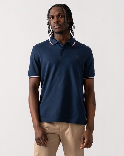 Fred Perry Mens Twin Tipped Signature Polo Shirt S/S 25