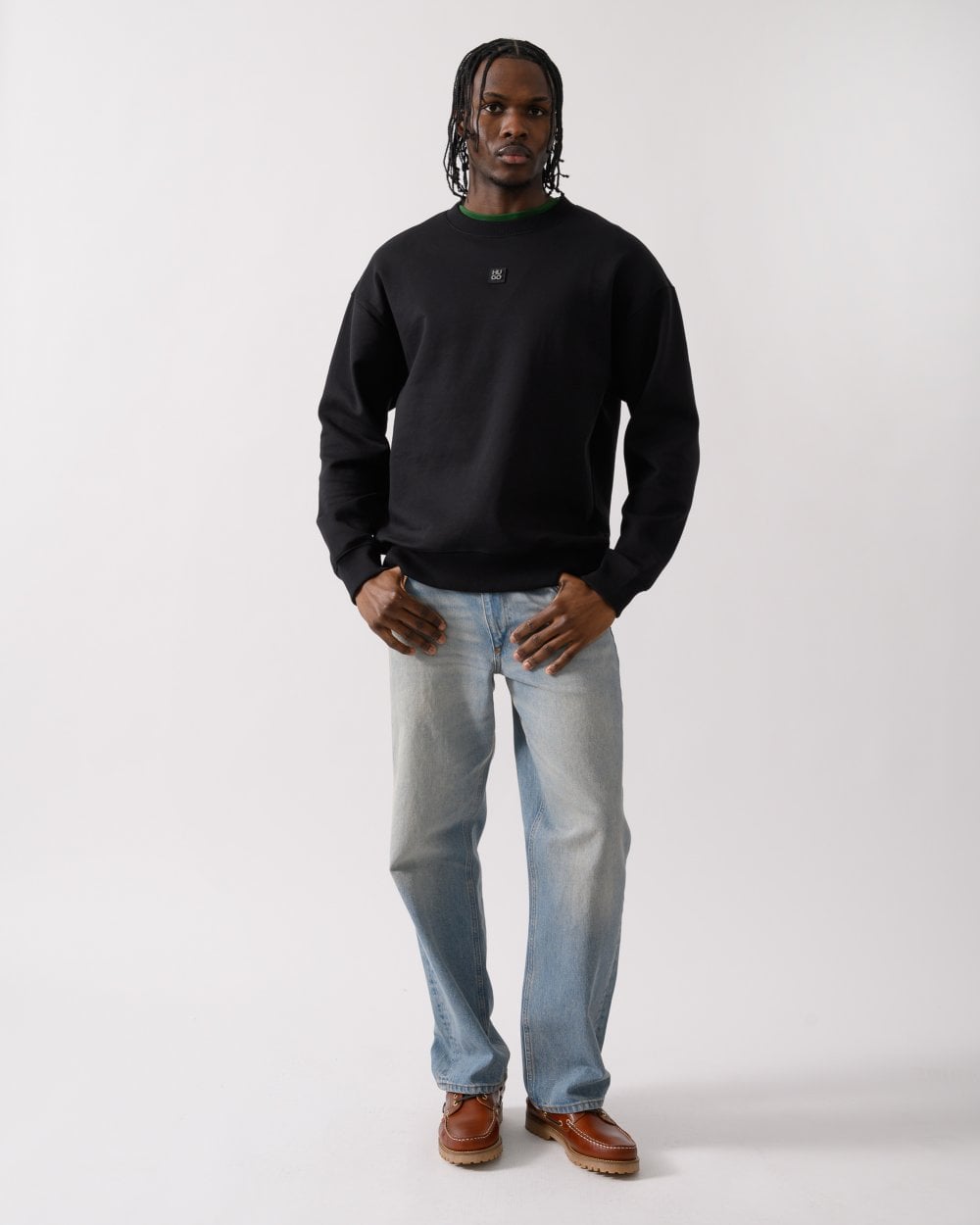 HUGO Dettil Mens Sweatshirt - Black 001