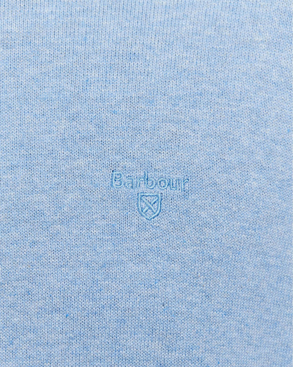 Barbour Pima Cotton Mens Crew Sweatshirt - Dark Chambray