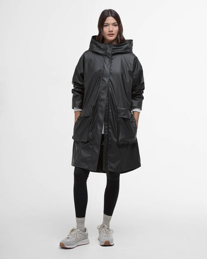 Barbour International Atlas Womens Showerproof Jacket - Black