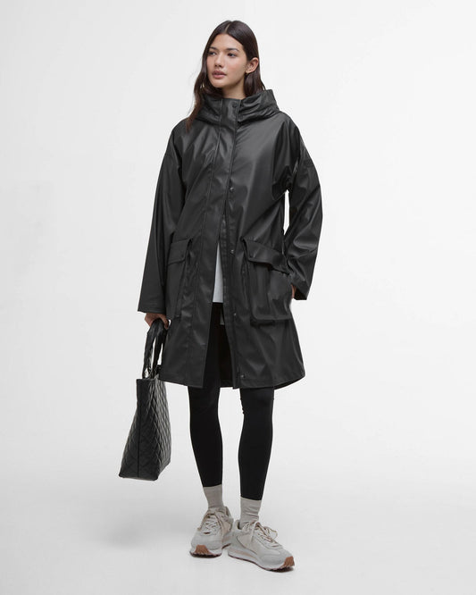 Barbour International Atlas Womens Showerproof Jacket - Black
