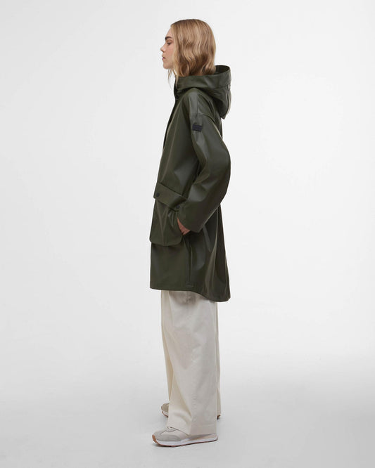 Barbour International Atlas Womens Showerproof Jacket - Envy Green