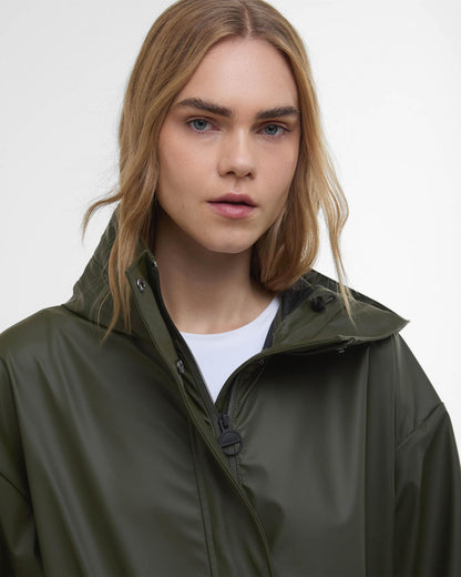 Barbour International Atlas Womens Showerproof Jacket - Envy Green