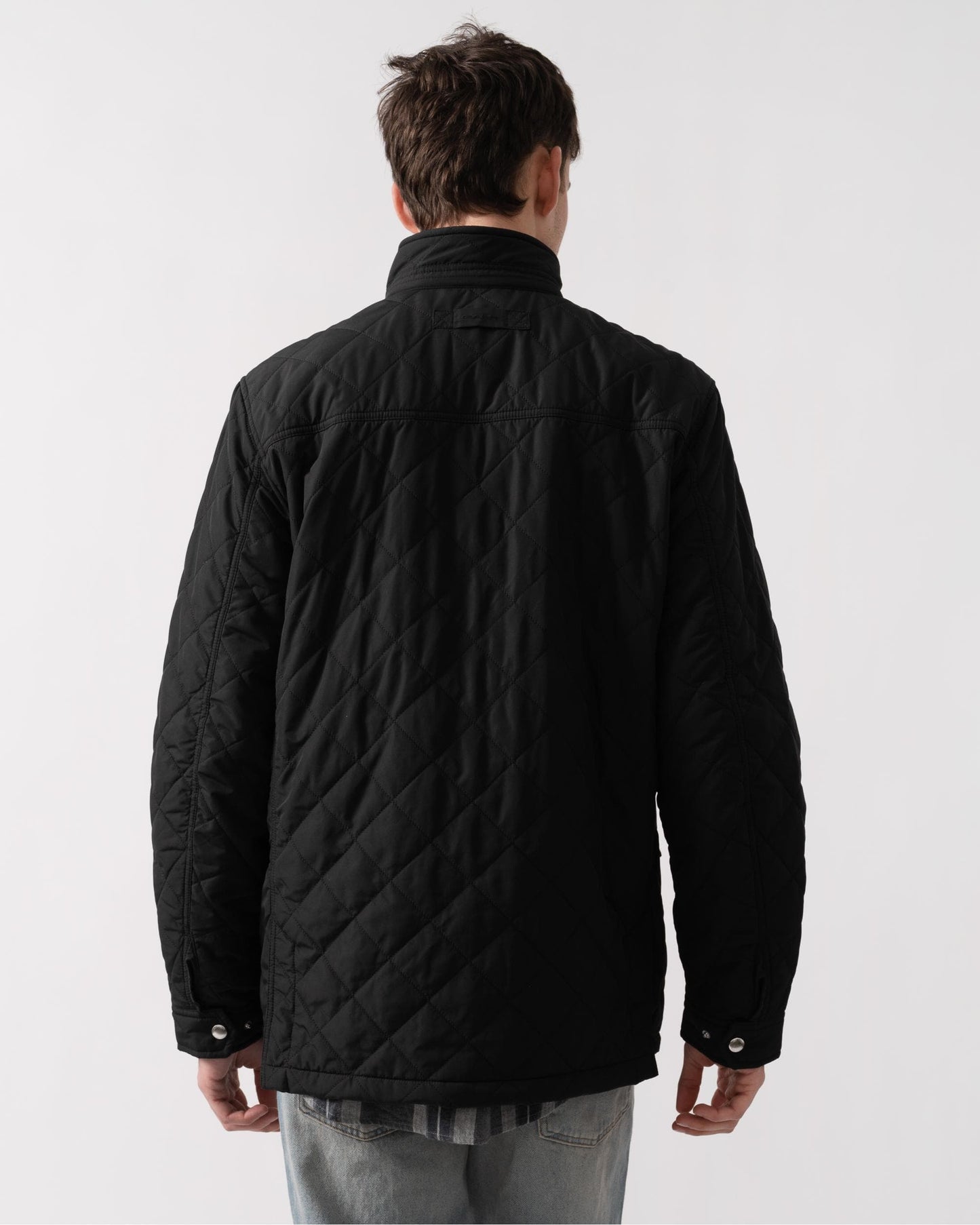 GANT Mens Quilted Windcheater Mid Jacket - 5 Black