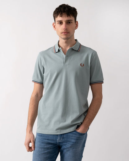 Fred Perry Mens Twin Tipped Signature Polo Shirt S/S 25