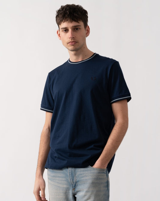Fred Perry Mens Twin Tipped T-Shirt S/S 25