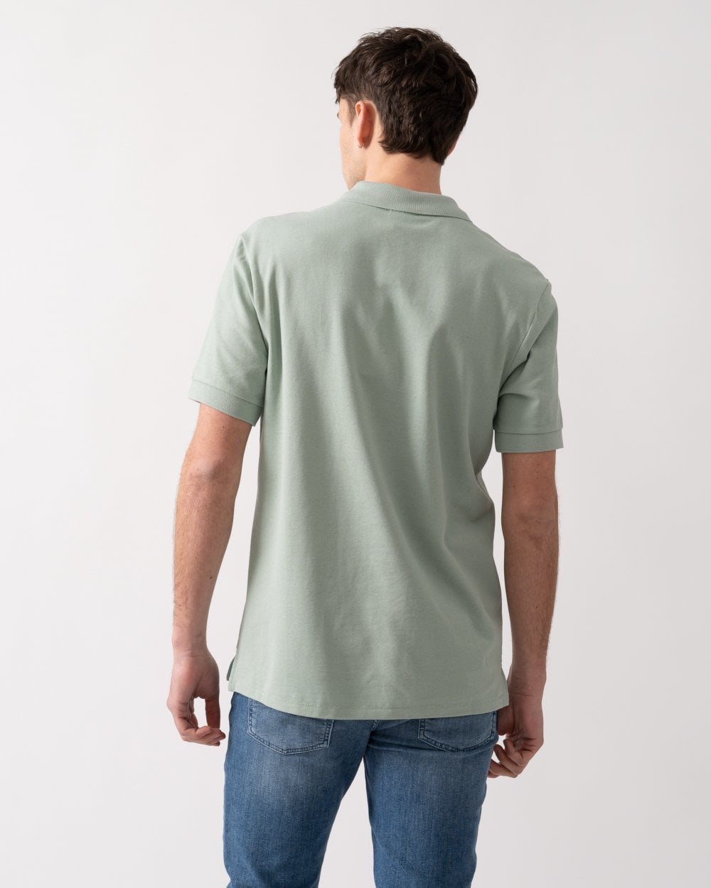 PS Paul Smith Mens Organic Cotton Zebra Polo Shirt - 30B Pastel Green