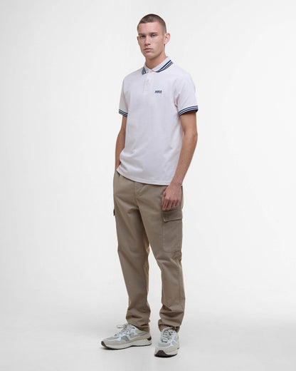Barbour International Caleb Multi Mens Polo Shirt - Quartz Pink
