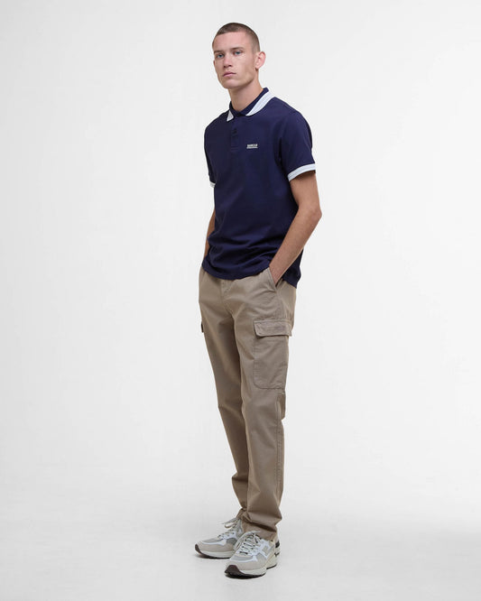 Barbour International Caleb Multi Mens Polo Shirt - Midnight Blue