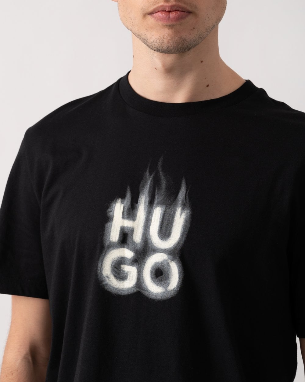 HUGO HUGO Dalayer Mens Logo Print T-Shirt