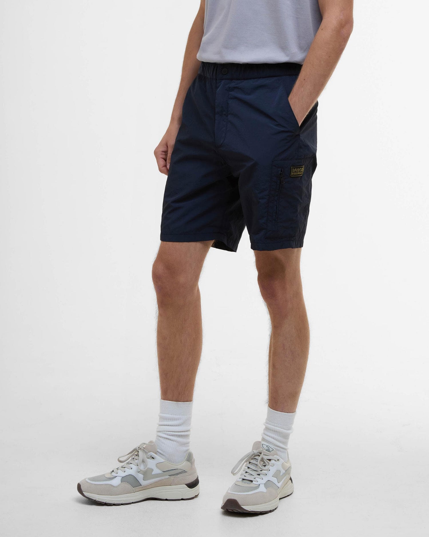 Barbour International Mens Inline Shorts - Sapphire Navy - CHO - Designer Mens Shorts