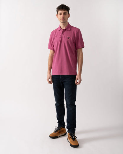 Belstaff Short Sleeved Mens Polo - Magenta