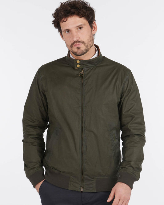 Barbour Lightweight Royston Waxed Cotton Jacket - Archive Olive