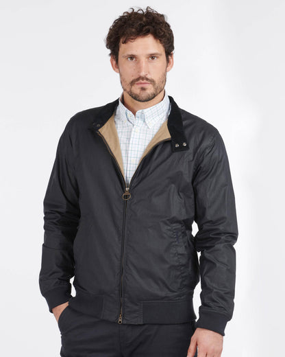 Barbour Lightweight Royston Waxed Cotton Jacket - Royal Navy