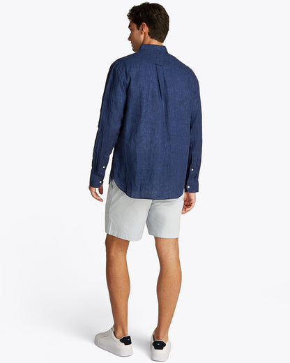 Tommy Hilfiger Pigment Dyed Solid Mens Shirt - Carbon Navy