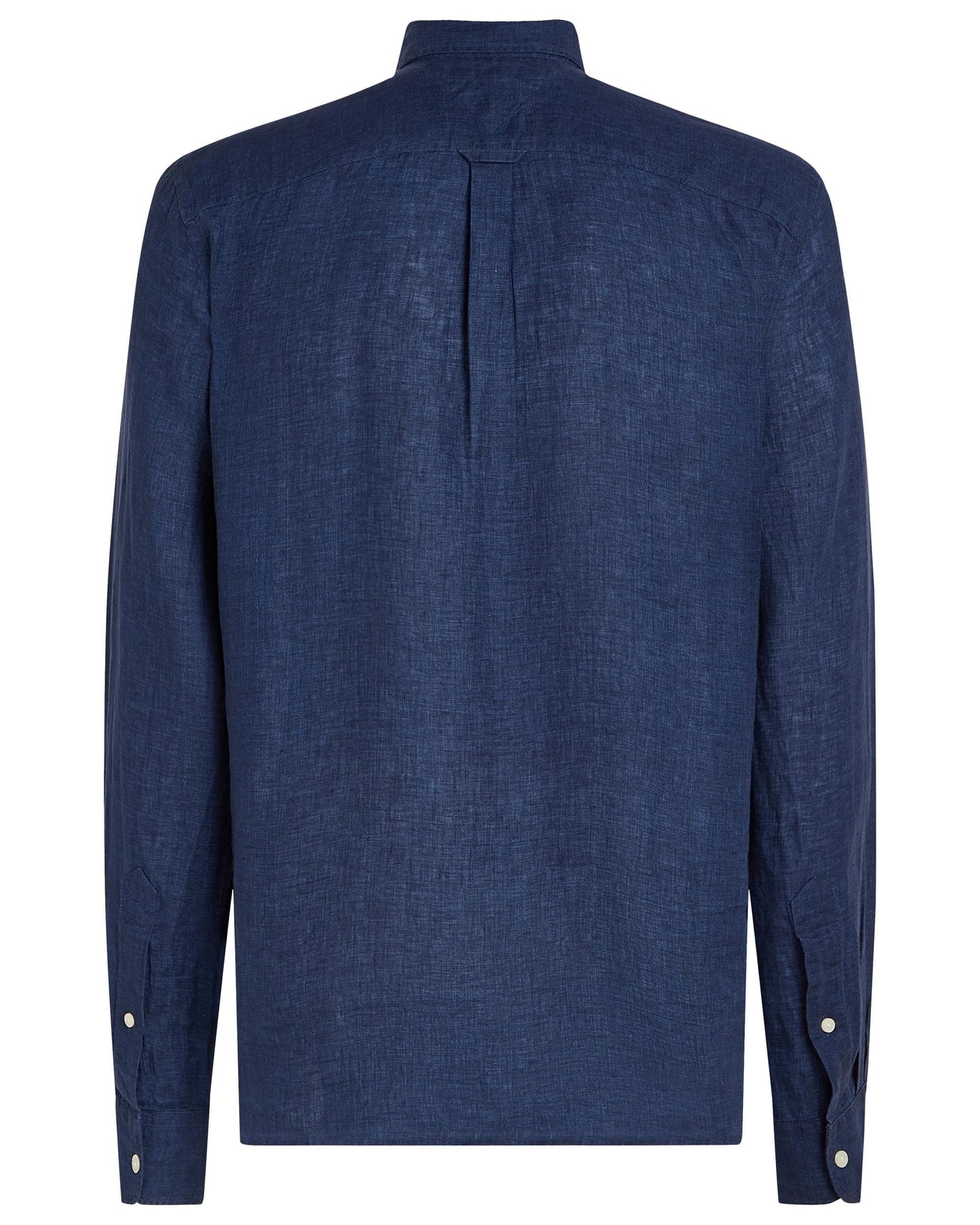Tommy Hilfiger Pigment Dyed Solid Mens Shirt - Carbon Navy