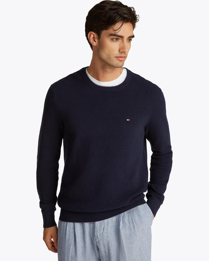 Tommy Hilfiger Tommy Hilfiger Essential Structure Crew Neck Mens Jumper