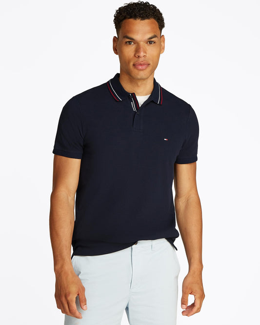 Tommy Hilfiger Tommy Hilfiger Placket Interes Regular Fit Mens Polo